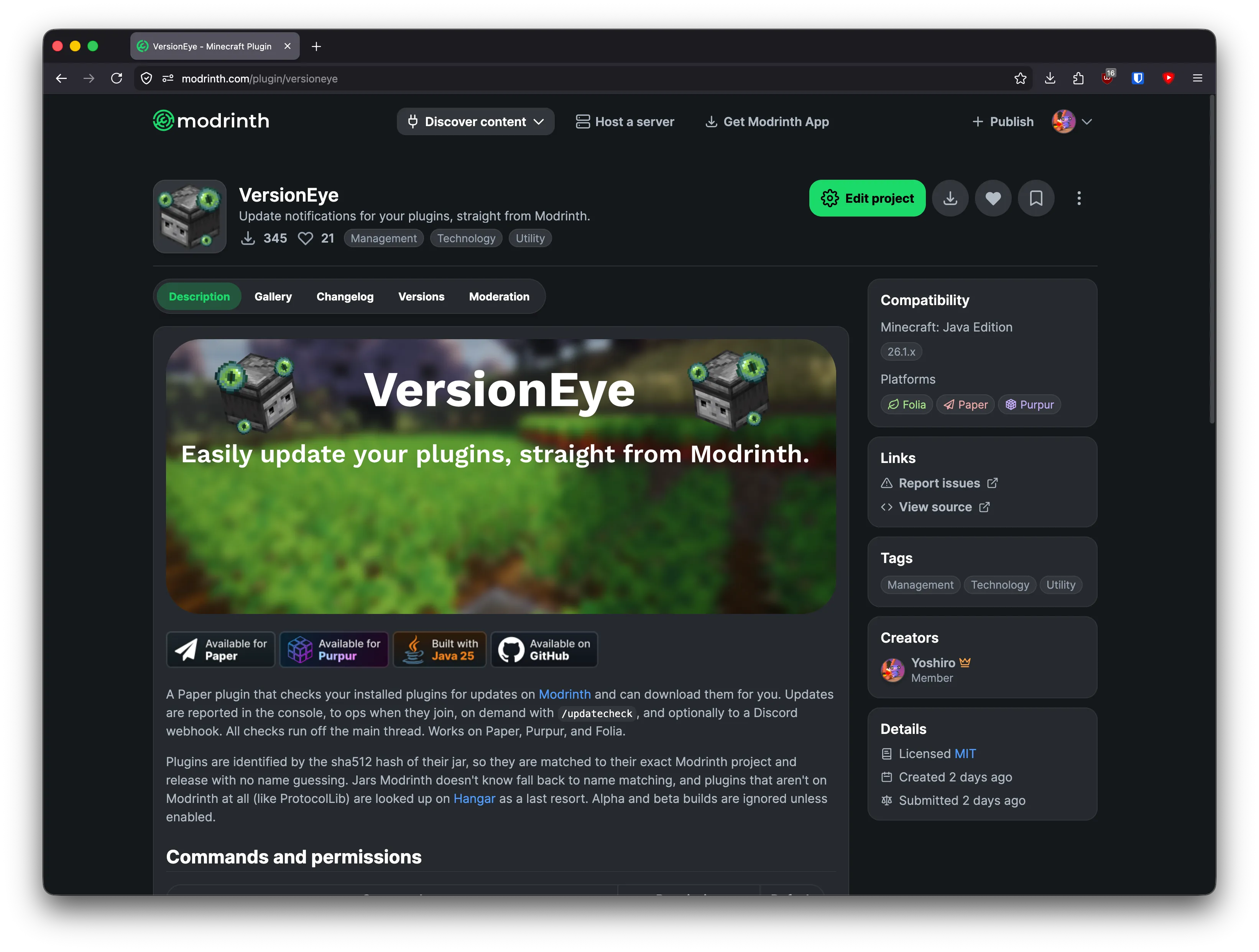 VersionEye